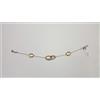 BRACCIALE DA DONNA A MAGLIA IN ORO BIANCO E ROSA 18KT 750 3,6 GRAMMI (1958)