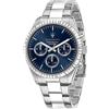 Maserati Orologio Maserati Competizione Multifunzione uomo R8853100022 Acciaio 43 mm Blu