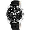 Armani Orologio Uomo Cronografo ARMANI AR5914 con Cinturino Pelle Nero e Datario