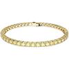 Swarovski Bracciale Swarovski Matrix Tennis L 5648935 Bracelet Donna Cristalli Oro Dorato