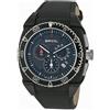 Breil Orologio Cronografo Uomo Breil BW0581 Cassa Acciaio PVD Nero Cinturino Pelle