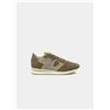 Philippe Model Sneakers Uomo Philippe Model Verde militare con inserti Giallo Fluo Tzlu Wn35