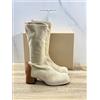 Lorena Paggi Stivaletto donna 22653 pelle Suede Sabbia luxury woman boot 38