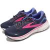 Brooks Ghost 15 GTX Gore-Tex Peacoat Blue Pink Women Running Shoes 1203821B-460