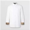 Burberry London Camicia Uomo In Popeline Di Cotone Logo TB Regular Fit Affare