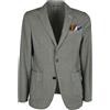 AT.P.CO uomo giacca blazer due bottoni fantasia grigio A132ALAN60