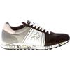 PREMIATA scarpe donna Sneaker LucyD 5302 tessuto nylon nero e grigio camoscio