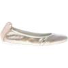 HOGAN scarpe donna Ballerina H511 in pelle ad effetto craquelé oro