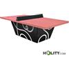 Tavolo ping pong per outdoor base nera h832_07