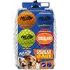 Nerf Dog Set regalo di 12 giocattoli per cani, include palline da tennis da 6,3 cm, confezione da 12, materiale resistente Nerf, multicolore