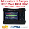 MISURATORE DI CAMPO H265 HEVC 10bit HD DVB-S/S2 DVB-T/T2 METRONIC 414952