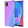 HUANGTAOLI Custodia per OPPO A73 5G, Rinforzare la con Angoli Protettiva Silicone Colorato Bumper Cover per OPPO A73 5G