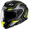 Hjc Casco Moto Integrale Hjc F71 ARCAN MC3H Grigio Giallo