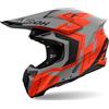 Airoh Casco Moto Cross Enduro Airoh TWIST 3 DIZZY Arancio Fluo Opa
