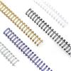 RAYSON Dorsi per Rilegatura a Flo, 14,3 mm, 90 Fogli, 34 Anelli, A4, Multicolore, Confezione da 100