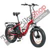 Bicicletta Elettrica Pieghevole Z-Tech ZT-89-AW Folding Etna 250W 36V 13Ah con Display-Rosso