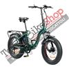 Bicicletta Elettrica Pieghevole Z-Tech ZT-89-AW Folding Etna 250W 36V 13Ah con Display-Verde