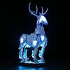 GEAMENT Set di Luci LED Compatibile Con LEGO Expecto Patronum - Kit Di Illuminazione per Harry Potter 76414 Modello da Costruire (Modello di mattoncini non incluso)