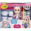 CRAYOLA- Barbie Colore n Style Deluxe Doll, Rosa, 1 Unité (Lot de 1), 918941.005