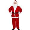 HENBRANDT Costume Babbo Natale uomo, rosso, XX-LARGE