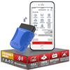 iKiKin Scanner OBD2 Wireless Bluetooth per iOS, iPhone/Android Strumento di scansione diagnostico Automatico Test di guasto del Veicolo Lettore di codice Automatico per Tutti i Veicoli del protocollo OBDII