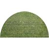 Markotex Zerbino Cocco Fibra Naturale e in Gomma Riciclata (33x60, 33x70,40x70, 40x80, 40x90, 50x100, 60x120, 70x140) (Verde Unito, Mezzaluna 40x70)