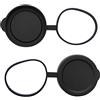 Generic 56 millimetri binocolo/monocolo Obiettivo Tappi Lente Interno Diametro 64.4-67mm Gomma Copertura Set Nero