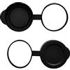 Generic 42mm binocolare/monocolo Obiettivo Tappi Lente Interno Diametro 53.8-55.8mm Copertura In Gomma Nero