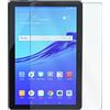 REY Pack 2X Pellicola salvaschermo per Huawei MEDIAPAD T5 10.1, Pellicole salvaschermo Vetro Temperato 9H+, di qualità Premium Tablet