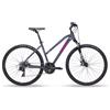 HEAD I- Peak 1.0 Joy, Bicicletta da Cross Donna, Grigio Opaco/Rosa, 50