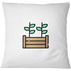 Bona Basics Federa Decorativa, Poliestere, Bianco, 45 x 45 cm