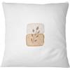 Bona Basics Federa Decorativa, Poliestere, Bianco, 45 x 45 cm