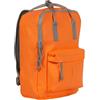 New Rebels® Mart Waterproof Backpack - Borsa per laptop da 18 litri con robusta cerniera e scomparto per laptop da 13, schienale imbottito, maniglie aggiuntive per un facile trasporto - arancione,