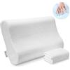 Hongu Cuscino Cervicale Memory Foam Gel Guanciale Letto Ortopedico