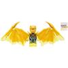 LEGO Ninjago Cristalizzato: Jay Golden Dragon Minifig con Nunchucks of Lightning