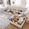 ZZDZW Copridivano 3 Posti con Penisola Copri Divano Angolare a Destra a Sinistra Elasticizzato Copridivani a SX a DX Elasticizzati Universali Copertura Fodera per Divano Sofa Cover