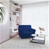 Italian Bed Linen COPRIDIVANO BIELASTICO PIU BELLO Blu Elettrico 1 Posto