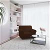 Italian Bed Linen COPRIDIVANO BIELASTICO PIU BELLO Marrone 1 Posto