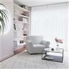 Italian Bed Linen COPRIDIVANO BIELASTICO PIU BELLO Bianco 1 Posto