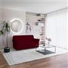 Italian Bed Linen COPRIDIVANO BIELASTICO PIU BELLO Bordeaux 2 Posti