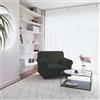 Italian Bed Linen COPRIDIVANO BIELASTICO PIU BELLO Grigio Scuro 1 Posto