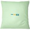 Bona Basics, Federa decorativa per cuscino, decorazione per la casa, per divano, caffetteria, dimensioni: 60 x 60 cm, colore: verde chiaro