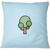 Bona Basics, Federa decorativa per cuscino, decorazione per la casa, per divano, caffetteria, dimensioni: 45 x 45 cm, colore: blu chiaro