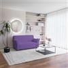 Italian Bed Linen COPRIDIVANO BIELASTICO PIU BELLO Lilla 2 Posti