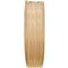 She Easy One Clip Extension 100% Made in Italy, Applicazione Veloce e Facile a Clip - Capelli Veri Lisci - Biondo Dorato