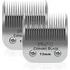 BESTBOMG 2 Pezzi Lama di Ricambio per toelettatura di Cani, Compatibile con Le Serie Heiniger/Moser Max45/Andis A5 Tosaerba per Cani, Taglia 3-3/4FC 1/2(13mm) Lunghezza di Taglio