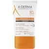 A-Derma Protect Pocket Fluido Solare Viso Invisibile SPF 50+ Protezione Molto Alta 30 ml