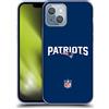 Head Case Designs Licenza Ufficiale NFL Semplice New England Patriots Logo Custodia Cover in Morbido Gel Compatibile con Apple iPhone 14