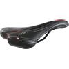 CUCUBA Sella Sellino Montegrappa con Foro Anti-Prostatico per Bici da Corsa Trekking, Cross e MTB in Pelle Sintetica MOD. Maxx Liberty Nero