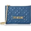 Love Moschino JC4317PP0FLA0750, Borsa A Spalla Donna, Blu, Taglia Unica